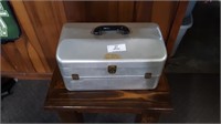 Vintage JC Higgins Aluminum Tackle Box w/ Lures