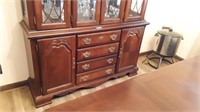 Wood and Glass China Cabinet