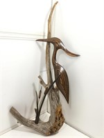 Wood Wall Hanging Art Sculpture by Charles Towne.