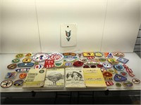 Vintage Boy Scout Patches and Handbooks.