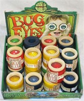 Store Display of Wooden Bug Eyes Toys