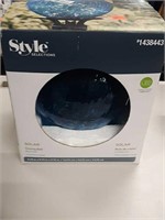 Style selections solar gazing ball