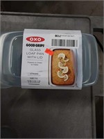 OXO good grips glass loaf pan with lid