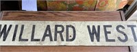 Willard West Rd., Willard, OH sign