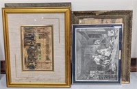 Colonial Themed Picture Lot, Largest @ 27"x21½"