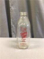 Dairy Lane, Decatur, IL. Square Quart Bottle