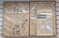 Vtg Newspaper Clippings, Mostly Sports Related