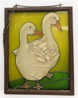 Stained Glass Duck Art, 15"x12"