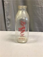Dairy Lane, Decatur, IL. Square Quart Bottle