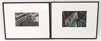 Signed Pair of Watercolor Paintings, 16¼"x13¼"