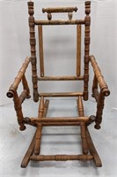 Antique 19th century child's rocking chair. 27" H.