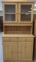 Pine Kitchen Cabinet 
72x39x21"