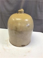 Early 5 Gallon Salt Glazed Crock Jug. No Name