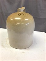RARE, 5 Gallon Macomb Stoneware Salt-Glazed Jug