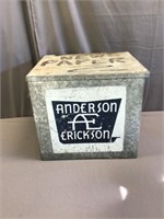 Vintage Anderson Erickson Milk Box