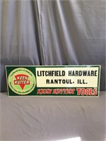 Keen Kutter Litchfield Hardware Rantoul, IL. Sign