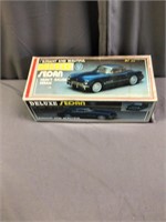 Vintage Blue Corvette Tin Fraction Car w/box