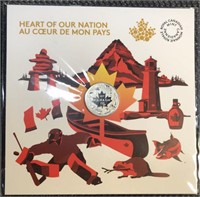 2017 $3 Heart of Our Nation Fine Silver