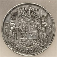 1946 50c SILVER -canada
