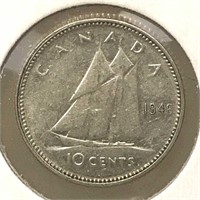 1946 10 Cents Canada - Silver
