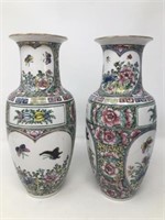 Hand Decorated Porcelain Vases