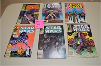Lot of 6 Star Wars Comic Books