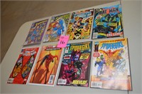 Lot of 8 Comic Books