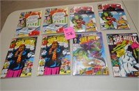 Lot of 8 She Hulk Comic Books