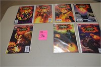 Lot of 7 Ghost Rider Comic Books