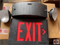 Phillips Chloride exit emergency signs with