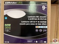 Metalux® Flush Mount Light, LED Lamp, 11.4 W