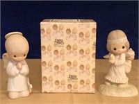 MYSTERY PRECIOUS MOMENTS FIGURINE  AND 2-