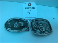 Fine Pewter John Deere Belt Buckles