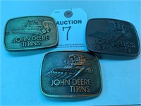 John Deere’s New Titans Collectable Belt Buckles