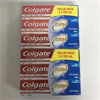 6 PACK 120 ML COLGATE TOOTHPASTE