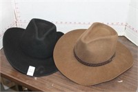 TWO COWBOY HATS
