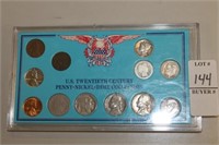 US TWENTIETH CENTURY COIN SET