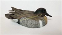 Lonnie S Dye Carved Wooden Duck Decor - Fine