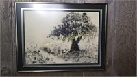 Signed Monochrome Watercolor B&W - Griebling