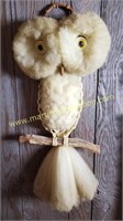 Vintage Macrame' Owl - Needs Cleaning