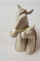 Goldscheider Everlast MCM Horse Heads Figurine