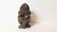 Miniature Wooden Carving - Weeping Crying