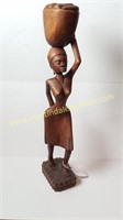 Flamothe Carving Wooden Figurine - Woman with