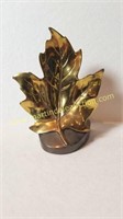 Bronze Leaf Book End