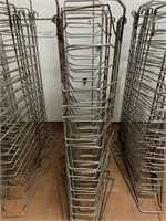 6 S/S Multi Tiered Pizza Tray Storage Racks
