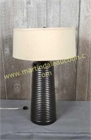 MCM Brown Ceramic Table Lamp
