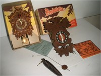 Pendulette and Black Forest Cuckoo Clocks