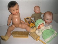 Assorted Doll Babies, Composition , Bisque