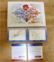 PSA autograph booklet