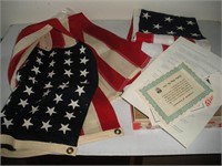 US Flags, 49 and 50 Stars